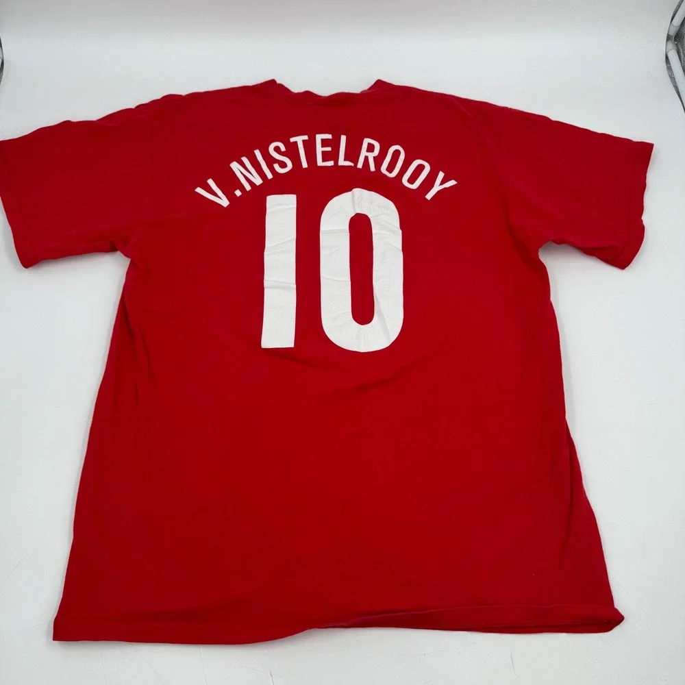 Vintage Nike Manchester United V.Nistelrooy #10 Soccer Jersey L‎